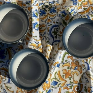 Decoexpress - Camino De Mesa Tiles 160X40 Cm – Estilo Mediterráneo