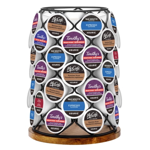 Soporte Para Cápsulas De Café Keurig K-Cup Whirl Carousel Negro