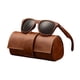 thumbnail image 5 of Gafas De Sol De Madera Suministros Accesorios Con Estuche Para Gafas Para Deportes Playa Hogar Color Negro, 5 of 5