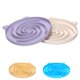 thumbnail image 1 of Cat Bowl Bifeaw, alimentador lento de silicona, fácil de limpiar, color morado, 1 of 7