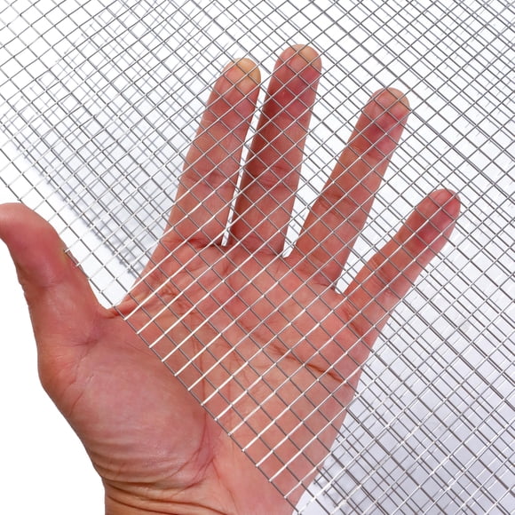 Malla de alambre, 4 mallas, acero inoxidable 304, 310 x 620 mm, paquete de 2