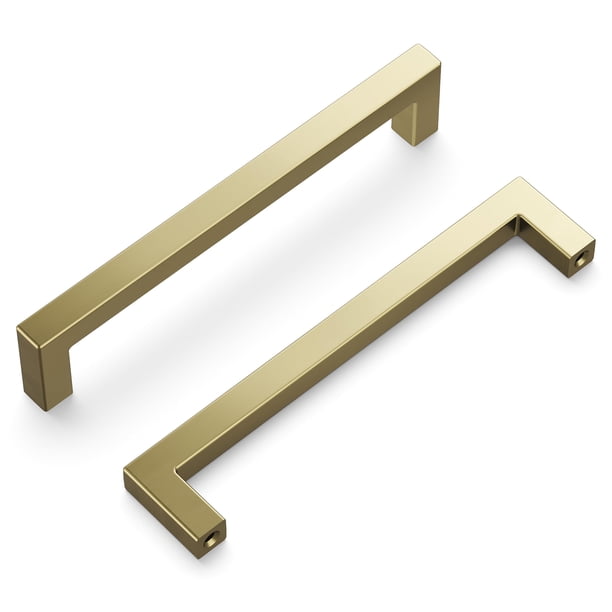 Tirador para gabinete de cocina Hickory Hardware 12,8 cm entre centros, acabado Elusive