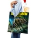 thumbnail image 4 of Watchman Bolso de tela con estampado de lienzo para mujer, bolsa de compras reutilizable y estética, con cremallera interior, regalo para mujer,40*45cm., 4 of 6