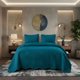 thumbnail image 1 of CUBRECAMA DE VERANO CON TEXTURA KING COLOR AZUL, 1 of 4