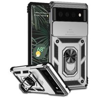 Estuche Gangxun Para Google Pixel 6, Soporte Giratorio 360°, Estilo Mecánico Y Magnético