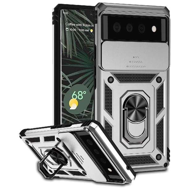 Estuche GANGXUN para Google Pixel 6, soporte giratorio 360°, estilo mecánico y magnético
