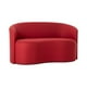 thumbnail image 2 of Sofa Curvo En Lino Rojo, 2 of 3
