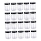 thumbnail image 4 of Tarro para mascotas con tapa, contenedor de cosméticos Slime a prueba de fugas, fácil de limpiar, redondo transparente para especias, loción corporal, 20 piezas 500ml, 4 of 5