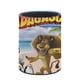 thumbnail image 3 of Madagascar-theme Cylinder Pen Holder Pencil Organizer with Flannel Lining PVC Leather Material Cardboard Base for study work 10*8CM, 3 of 6