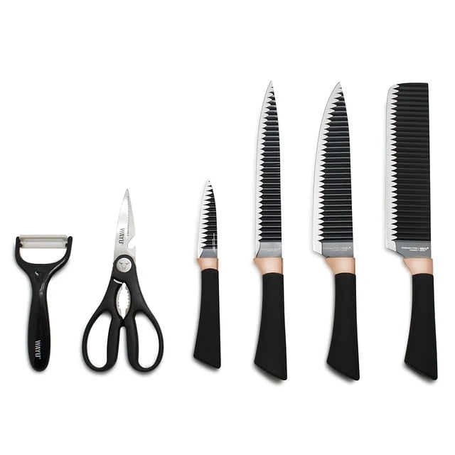 Disparo - Set Cuchillos Rolling Tijeras Y Pelador Collección Airflow Wayu
