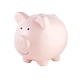 thumbnail image 1 of Piggy Bank Pearhead, cerámica, tamaño grande, rosa claro, para niños, 1 of 9