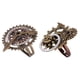 thumbnail image 1 of 2 Piezas Vintage Steampunk Reloj Parte Gears Hombres Mujeres Anillos Joyería 17mm, 1 of 5