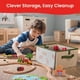 thumbnail image 2 of Tren de Madera Tiny Land 110 Piezas con Caja y Tapete, 2 of 3