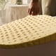 thumbnail image 3 of Xiao Hua Cubierta Antipolvo para Tapa de Inodoro Dividida, Adecuada para Modelos de Tanque de Agua Alto, Tela Elástica, Adecuada para Uso Doméstico en Todas las Estaciones, 2 Piezas/juego, beige, 3 of 4
