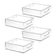 thumbnail image 1 of Contenedores de almacenamiento ShelfShaper de plástico transparente, 10.8 x 7.9 x 3.4 pulgadas (juego de 10), 1 of 7