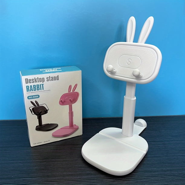 Little Rabbit Mobile Phone Holder Desktop Adjustment For Ipad Table Support Seat Flat Shelf Shelf Office Home Bed Universal Universal Bracket