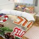 thumbnail image 2 of STITCHI FELIZ NAVIDAD! 3 Pieces Duvet Cover Set Full Size Super Soft Fade Resistant Microfiber, 2 of 4
