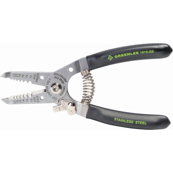 Pelacables y cortadora Greenlee 1916-SS inoxidable 10-20 AWG