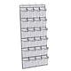 thumbnail image 5 of Organizador de zapatos colgantes Estante de almacenamiento de zapatos colgantes 24 bolsillos Accesorio plegable portátil para la pared del dormitorio , Blanco, 5 of 5