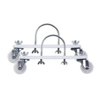 Bothyi - Soporte Para Calentador De Aceite De Calefacción Eléctrica, Piezas De Repuesto, Rueda Blanca, 1 Par