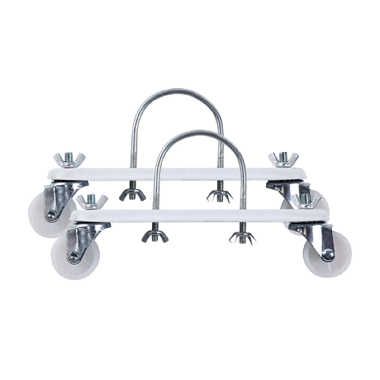 Bothyi - Soporte Para Calentador De Aceite De Calefacción Eléctrica, Piezas De Repuesto, Rueda Blanca, 1 Par