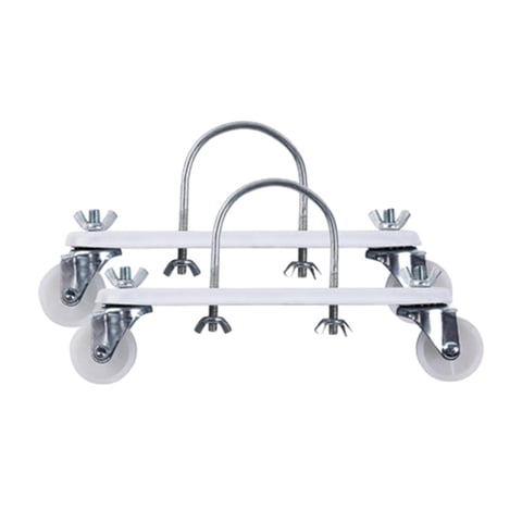 Bothyi - Soporte Para Calentador De Aceite De Calefacción Eléctrica, Piezas De Repuesto, Rueda Blanca, 1 Par