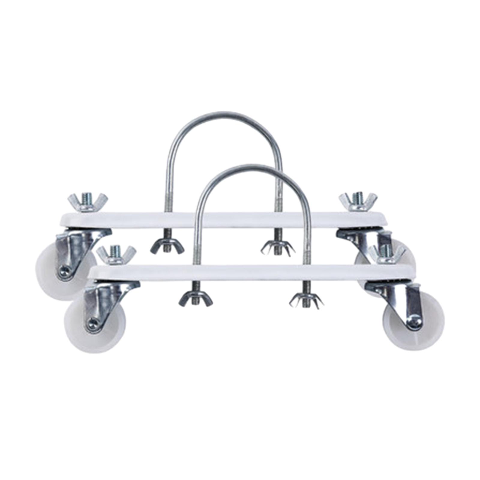 Bothyi - Soporte Para Calentador De Aceite De Calefacción Eléctrica, Piezas De Repuesto, Rueda Blanca, 1 Par