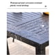 thumbnail image 5 of Mesa de comedor para exteriores 80cm Terrazas, Restaurantes Negro, 5 of 8