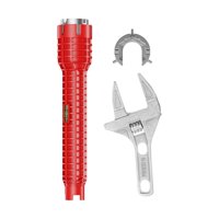 Magideal - Llave De Fregadero Herramienta De Instalación De Fregadero Herramienta De Reparación De Fregadero Herramienta De Instalación Y Extracción Herramienta Estilo D