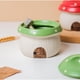 thumbnail image 2 of Azucarero De Cerámica Con Tapa Y Cuchara Bonito Diseño De Casa De Hongos Tarro De Almacenamiento De Condimentos De Porcelana 350ml, 2 of 4