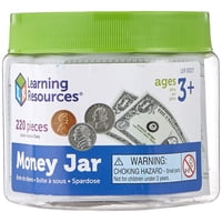 Tarro De Dinero Con Billetes Y Monedas De Play Money Learning Resources