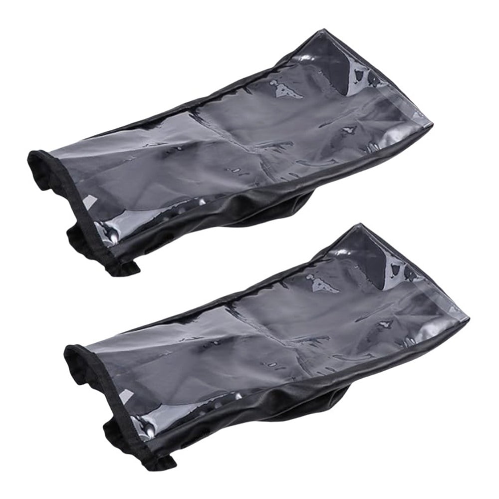 Xusx111 - Cubierta Protectora Del Joystick De Silla De Ruedas De Potencia De 2 Paquetes - Cubierta De Control Del Brazo Eléctrico Impermeable Con Correa Ajustable (negro)