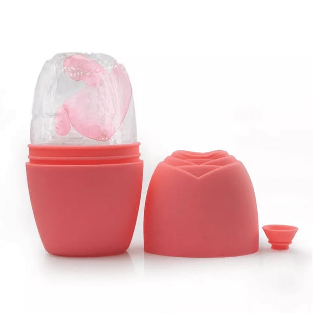 Rejuvenate Your Skin with the Glow Cube Ice Roller - Reusable Silicone Face Roller for Face and Neck