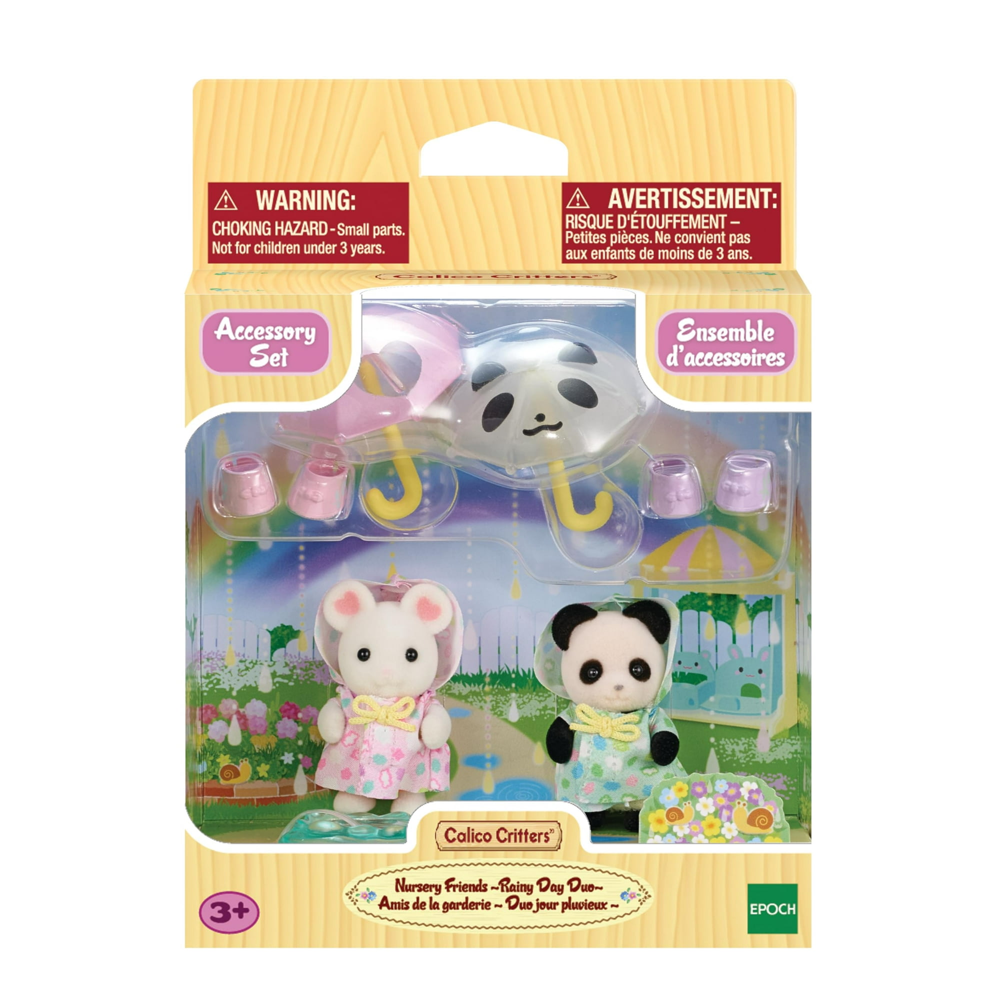 Nursery Friends Duo Dia De Lluvia Calico Critters Sylvanian Families