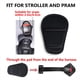 thumbnail image 2 of Funda para asiento de coche Stroller SeedFuture, color gris, 2 unidades, para bebé, 2 of 5