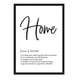 thumbnail image 1 of Cuadro Hogar Texto con Marco Negro 50x40 CM, 1 of 1