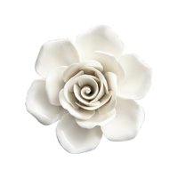 Magideal - Flor De Cerámica 3D De Múltiples Formas, Decoración Colgante, Decoración Artística, Flores De Pared, Decoración De Pared, Decoración Colgante De Pared S Rosa 10Cm