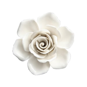 Magideal - Flor De Cerámica 3D De Múltiples Formas, Decoración Colgante, Decoración Artística, Flores De Pared, Decoración De Pared, Decoración Colgante De Pared S Rosa 10Cm
