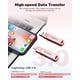 thumbnail image 5 of Unidad flash BLANBOK de 256 GB certificada por MFi para iPhone, color rosa, 5 of 8