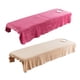 thumbnail image 5 of 2pcs / Set Cubierta De Sábana De Masaje De Terciopelo De Cristal Suave Rosy Camel 120x190cm, 5 of 5