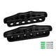 thumbnail image 4 of Portable 6 Pool Cue Rack Holder Billar Snooker Rod Rack Mesa De Billar De Madera Negro, 4 of 5