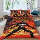 thumbnail image 2 of Marvel Zombies Conjunto de sábanas temático, trío de piezas, cómodo y amigable con la piel, diseño único, regalo de decoración para el hogar para familiares, amigos y fans,140cm *210cm, 2 of 6