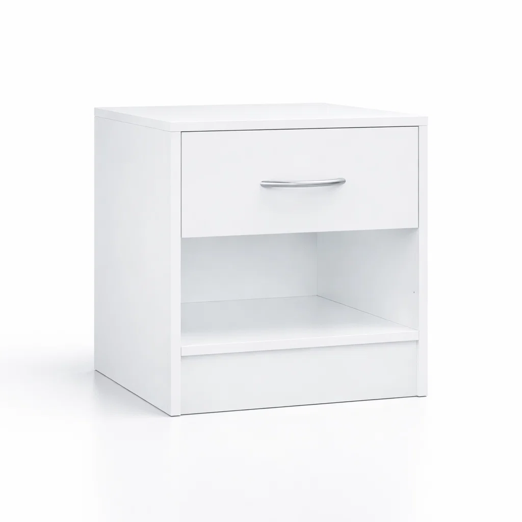 Klik Muebles - Velador Klaku 39X41 - Blanco