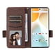 thumbnail image 2 of Funda Cartera para BLU Bold K50 Tapa Flip con Ranuras y Soporte Marrón, 2 of 5
