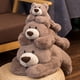 thumbnail image 4 of Peluche pesado con forma de oso ronivia de 2,8 kg, bonito peluche marrón, 4 of 7