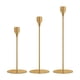 thumbnail image 5 of Taper Candle Holders Tall Home Decor Juego De 3 Candelabros Decorativos De Latón, 5 of 5