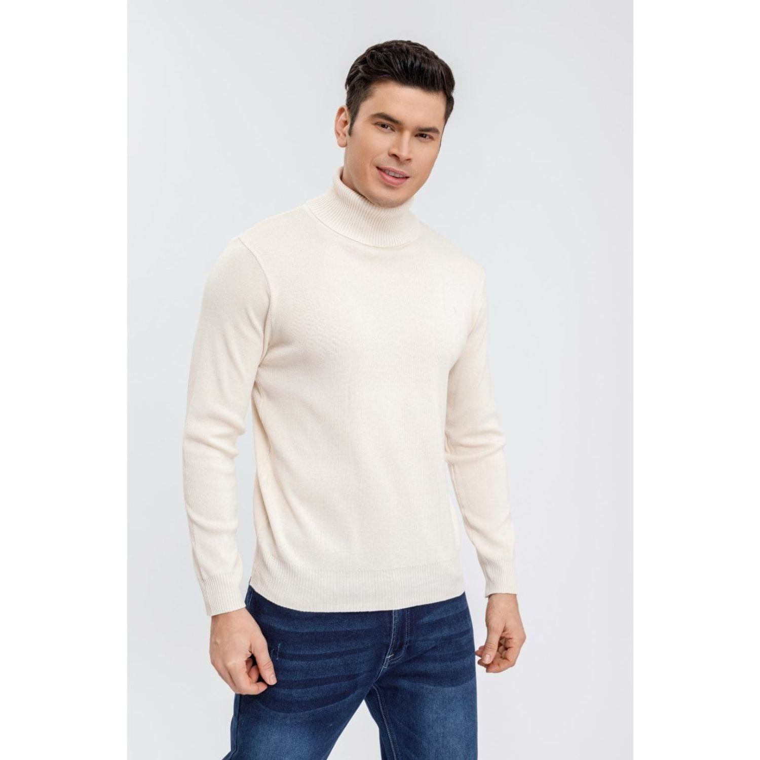 Likeshop - Sweater Tejido Hombre Cuello Subido Beatle 7198