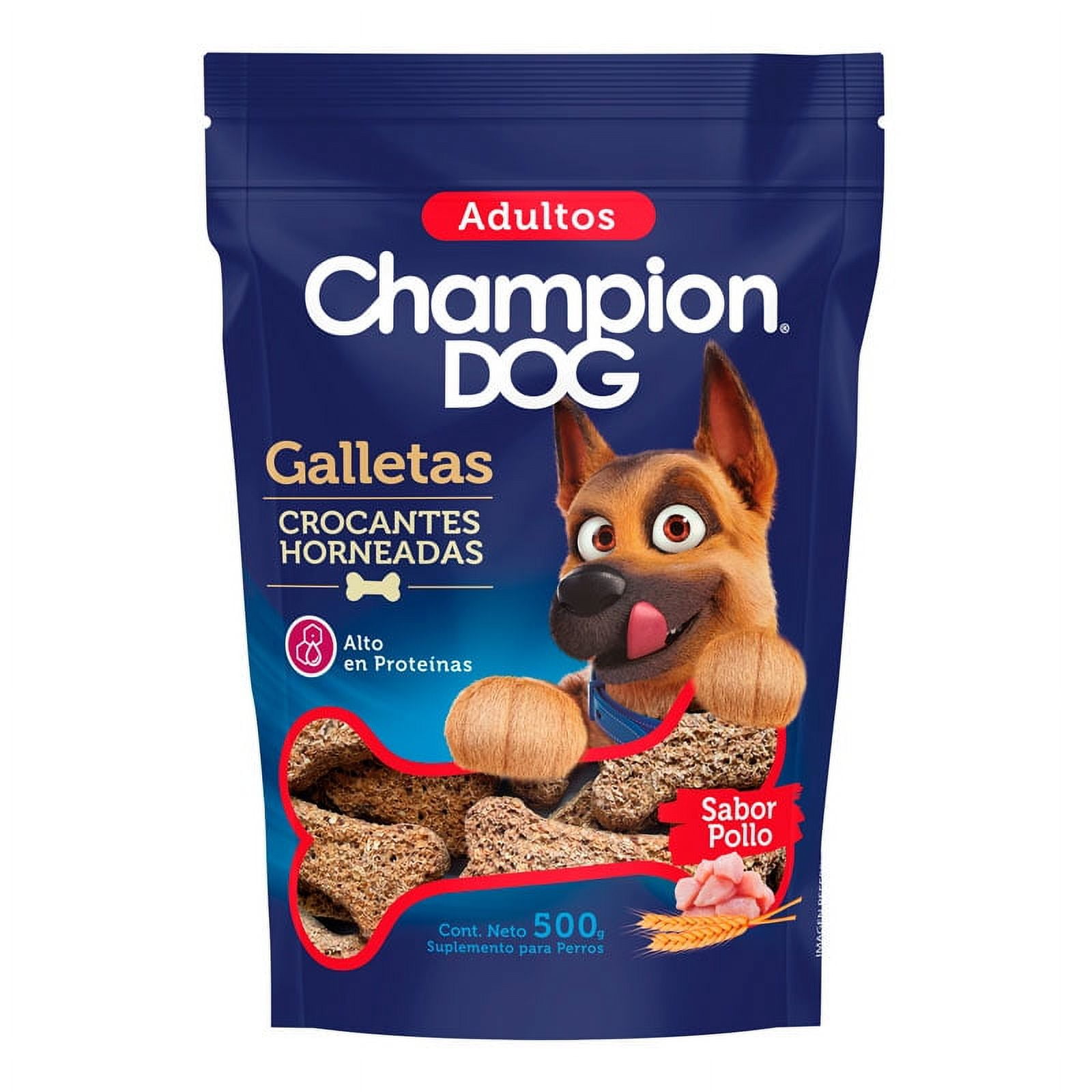 Champion Dog - Galletas Perro Adulto Sabor Carne Bolsa