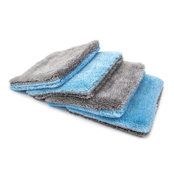 Toalla Autofiber 23 cm x 20 cm Pack de 4 Azul/Gris