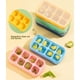 thumbnail image 2 of Mini bandejas de cubitos de hielo para congelador, bandejas de silicona con tapa para mininevera, moldes pequeños para cubitos de hielo, bandejas con tapas para cócteles o whisky, sin BPA, flexibles y, 2 of 7